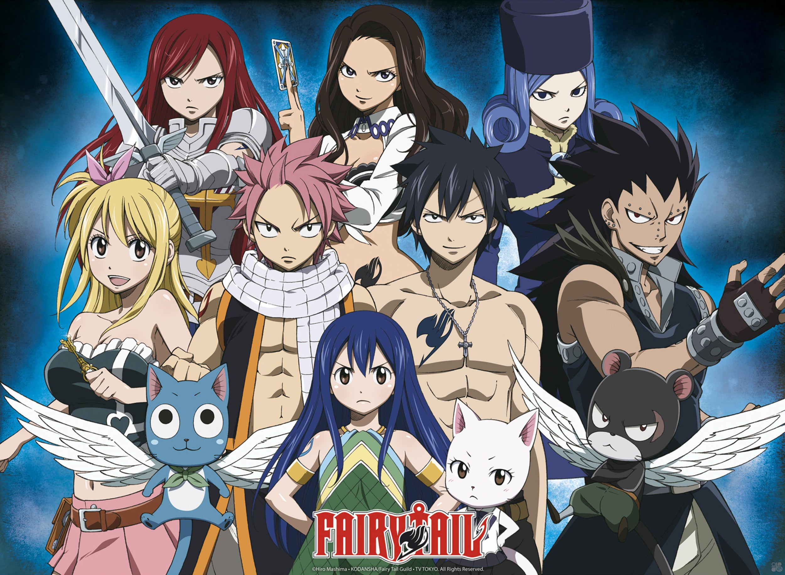 Poster Fairy Tail Group 2 52x38cm | Yourdecoration.com