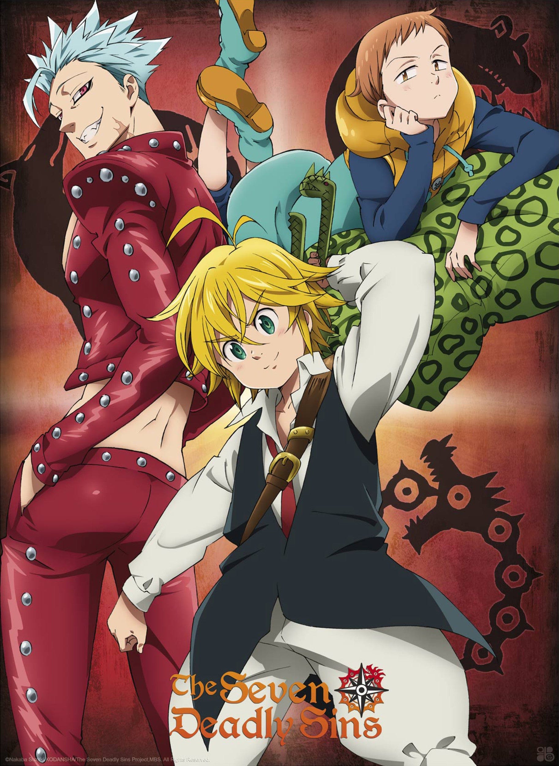 Poster The Seven Deadly Sins Ban King and Meliodas 38x52cm