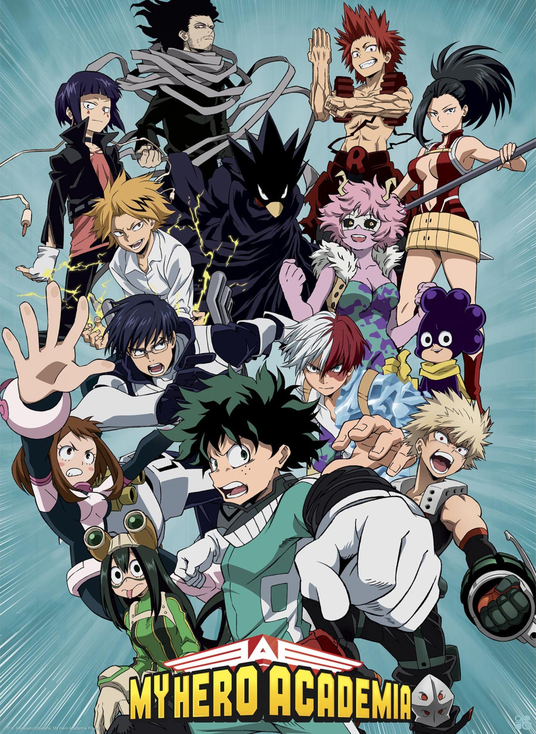 Poster My Hero Academia Heroes 38x52cm | Yourdecoration.com