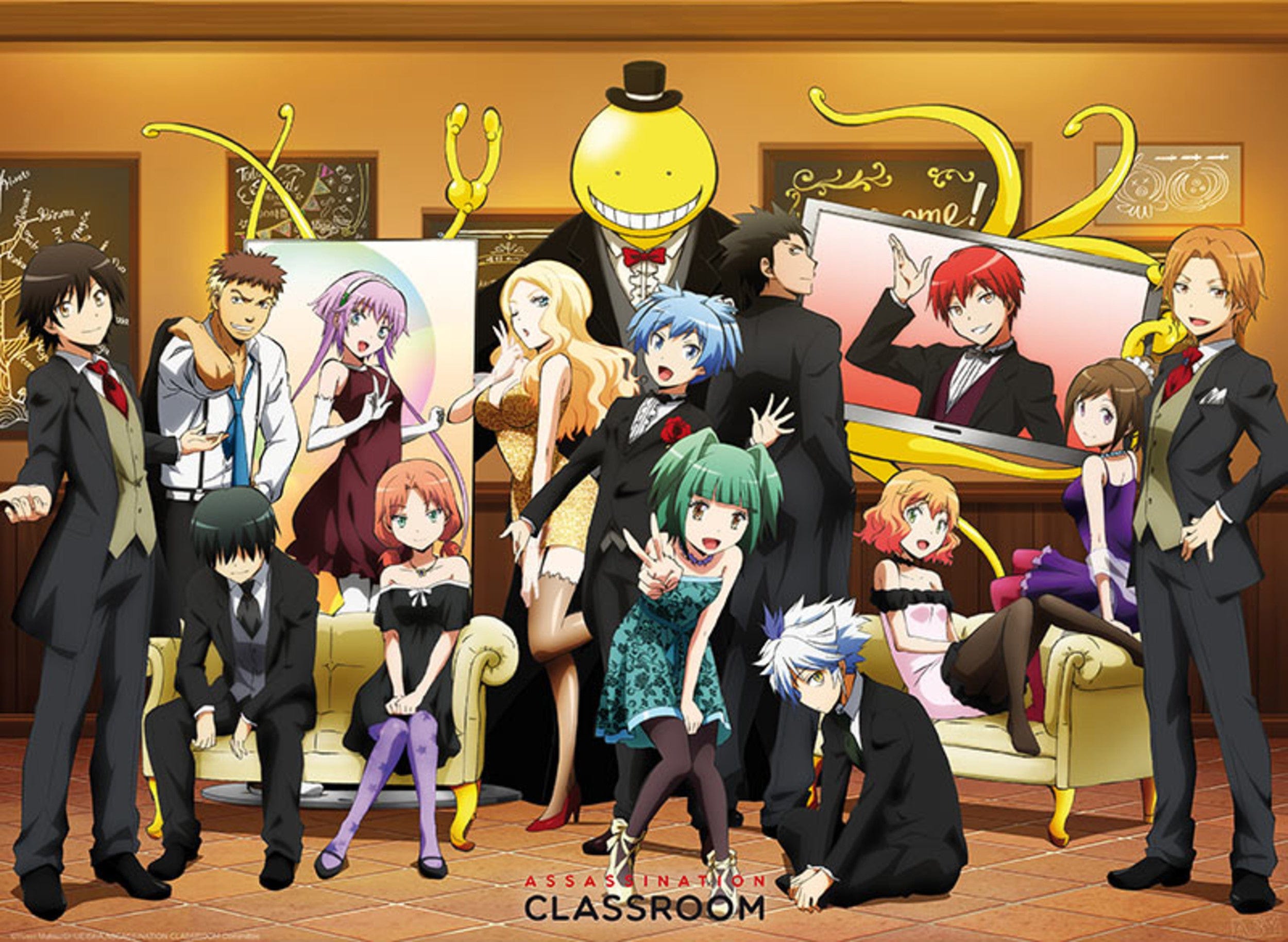 Poster Assassination Classroom Elegant group 52x38cm