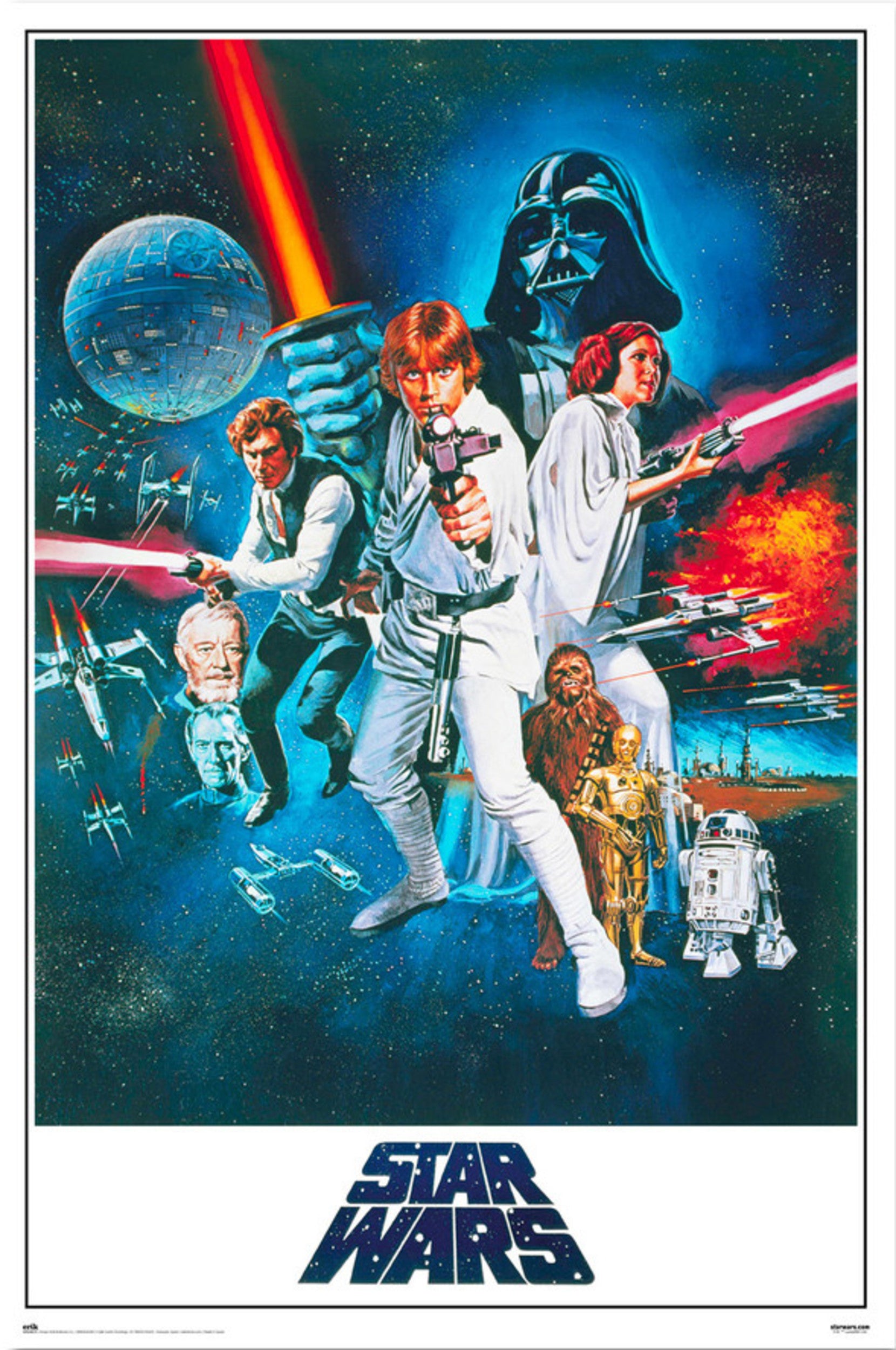 Poster Star Wars Classic La Guerra De Las Galaxiax 61x91,5cm