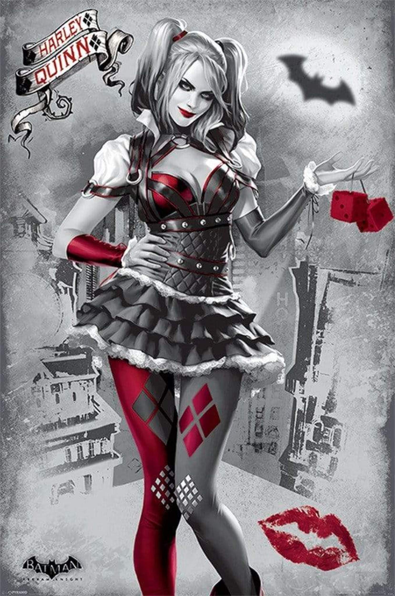 Poster Batman Arkham Knight Harley Quinn 61x91,5cm | Yourdecoration.com