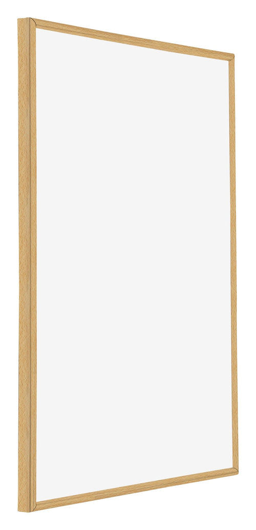 Annecy Plastic Photo Frame 18x24cm Beech Front Oblique | Yourdecoration.com