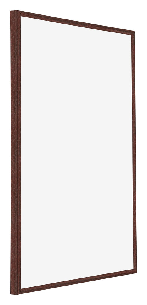 Annecy Plastic Photo Frame 18x24cm Brown Front Oblique | Yourdecoration.com