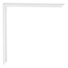 Annecy Plastic Photo Frame 20x25cm White High Gloss Detail Corner | Yourdecoration.com