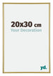 Annecy Plastic Photo Frame 20x30cm Gold Front Size | Yourdecoration.com