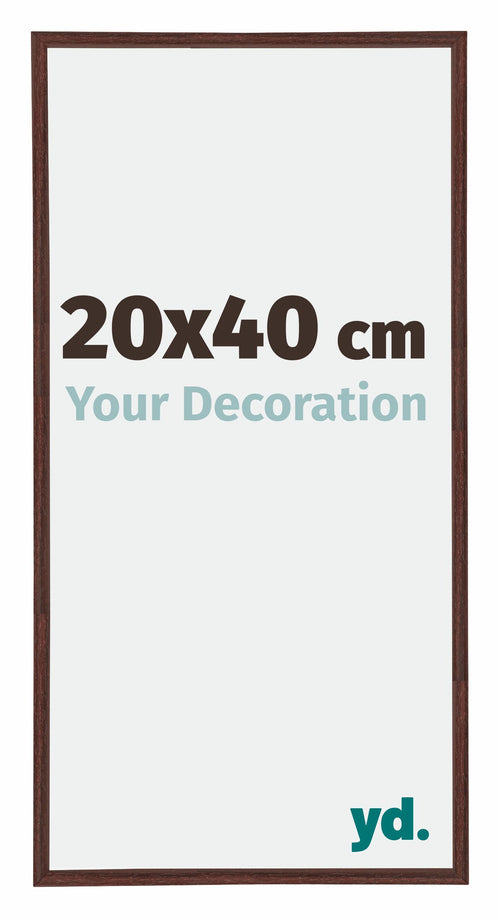 Annecy Plastic Photo Frame 20x40cm Brown Front Size | Yourdecoration.com