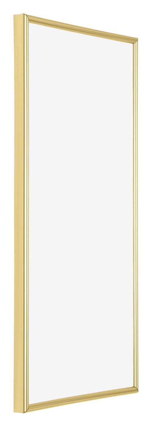 Annecy Plastic Photo Frame 20x40cm Gold Front Oblique | Yourdecoration.com