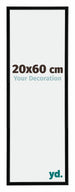 Annecy Plastic Photo Frame 20x60cm Black High Gloss Size | Yourdecoration.com