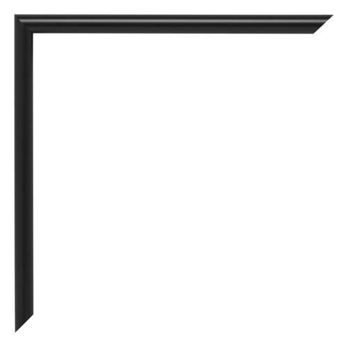 Annecy Plastic Photo Frame 24x30cm Black Matt Detail Corner | Yourdecoration.com
