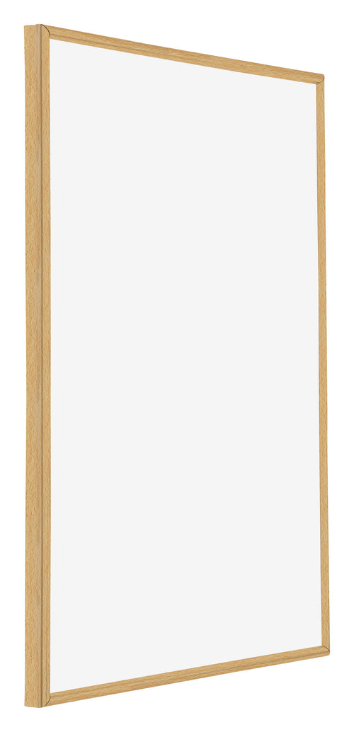 Annecy Plastic Photo Frame 24x32cm Beech Light Front Oblique | Yourdecoration.com