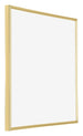 Annecy Plastic Photo Frame 25x25cm Gold Front Oblique | Yourdecoration.com