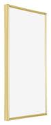 Annecy Plastic Photo Frame 30x50cm Gold Front Oblique | Yourdecoration.com