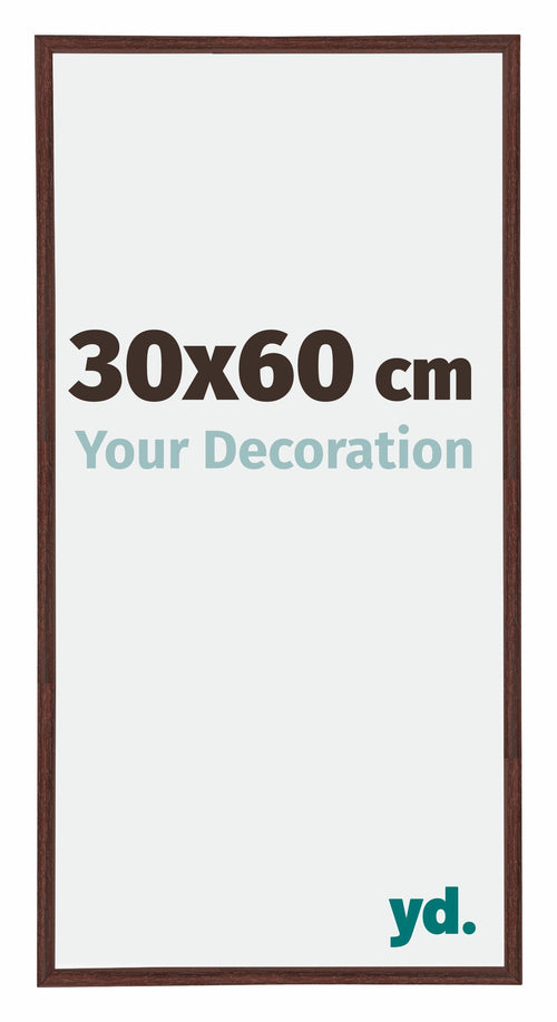 Annecy Plastic Photo Frame 30x60cm Brown Front Size | Yourdecoration.com