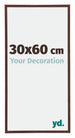 Annecy Plastic Photo Frame 30x60cm Brown Front Size | Yourdecoration.com