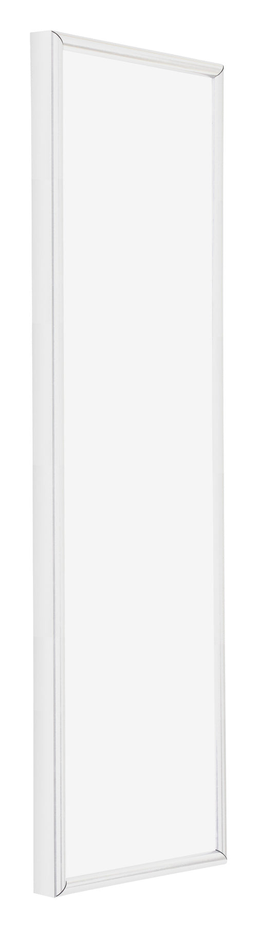 Annecy Plastic Photo Frame 37 5x98cm White High Gloss Front Oblique | Yourdecoration.com