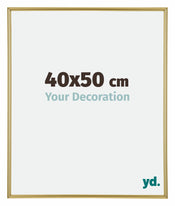 Annecy Plastic Photo Frame 40x50cm Gold Front Size | Yourdecoration.com