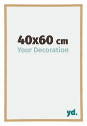 Annecy Plastic Photo Frame 40x60cm Beech Front Size | Yourdecoration.com