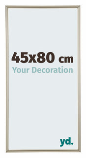 Annecy Plastic Photo Frame 45x80cm Champagne Front Size | Yourdecoration.com