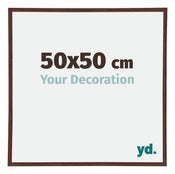 Annecy Plastic Photo Frame 50x50cm Brown Front Size | Yourdecoration.com