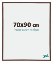 Annecy Plastic Photo Frame 70x90cm Brown Front Size | Yourdecoration.com