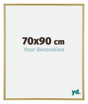 Annecy Plastic Photo Frame 70x90cm Gold Front Size | Yourdecoration.com