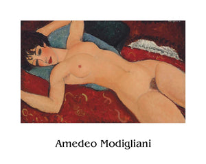 Art Print Amedeo Modigliani Liegender Akt l 50x40cm AMO 2000 PGM | Yourdecoration.com