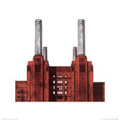 Art Print Barry Goodman Battersea Power Station 40x40cm Pyramid PPR45517 | Yourdecoration.com