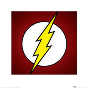 Art Print Dc Comics The Flash Symbol 40x40cm Pyramid PPR45381 | Yourdecoration.com