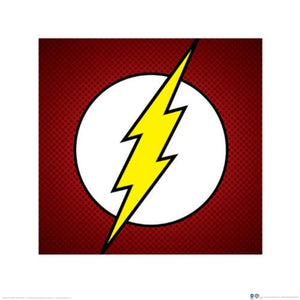 Art Print Dc Comics The Flash Symbol 40x40cm Pyramid PPR45381 | Yourdecoration.com