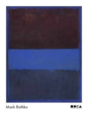 Art Print Mark Rothko No 61 Rust and Blue 71x91 5cm MKR 859 PGM | Yourdecoration.com