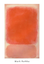 Art Print Mark Rothko Red and Pink on Pink 1953 55 5x81 5cm MKR 953 PGM | Yourdecoration.com