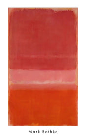 Art Print Mark Rothko Untitles Red 1956 56x89cm MKR 958 PGM | Yourdecoration.com