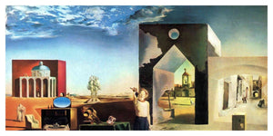 Art Print Salvador Dali Banlieue de la Ville 100x50cm SD 809 PGM | Yourdecoration.com