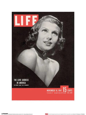 Art Print Time Life Life Cover Rita Hayworth 30x40cm Pyramid PPR44046 | Yourdecoration.com