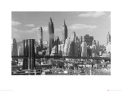 Art Print Time Life Lower Manhattan Skyline 1948 80x60cm Pyramid PPR40466 | Yourdecoration.com