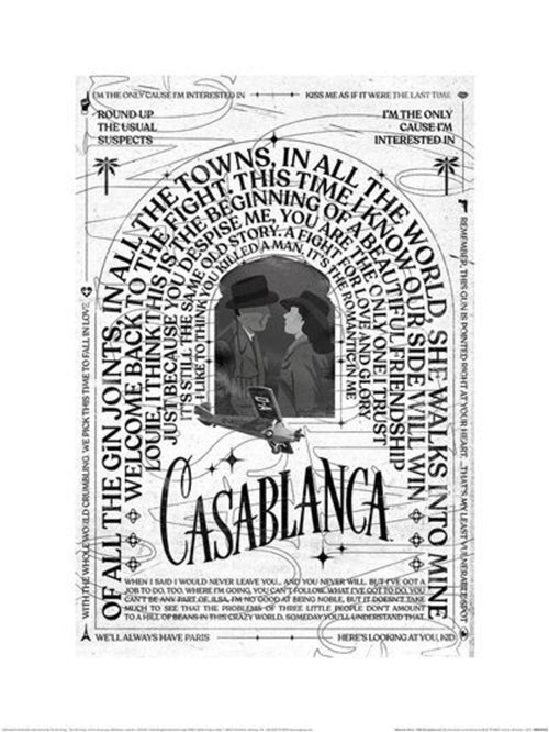 Art Print Wb100 Casablanca 30x40cm Pyramid PPR54372 | Yourdecoration.com