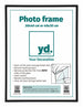 Aurora Aluminium Photo Frame 30x40cm Black Mat Front Size | Yourdecoration.com