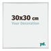 Austin Aluminium Photo Frame 30x30cm Silver High Gloss Front Size | Yourdecoration.com