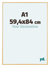 Austin Aluminium Photo Frame 59 4x84cm A1 Gold Vintage Front Size | Yourdecoration.com