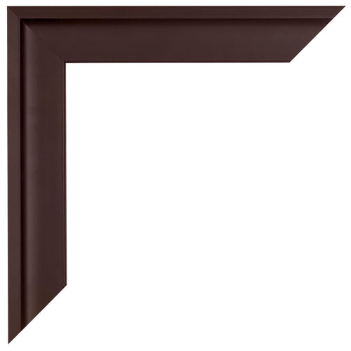 Birmingham Wooden Photo Frame 20x20cm Brown Detail Corner | Yourdecoration.com