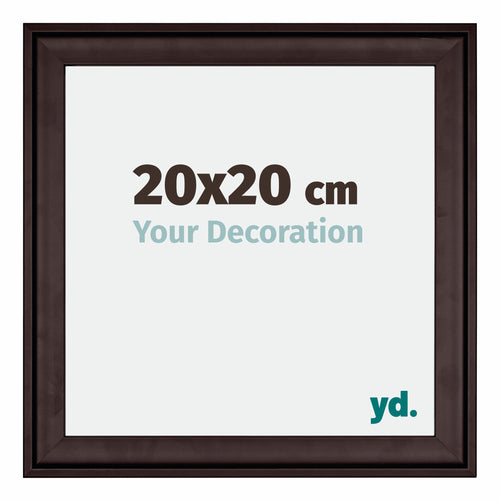 Birmingham Wooden Photo Frame 20x20cm Brown Front Size | Yourdecoration.com