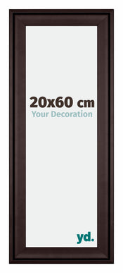 Birmingham Wooden Photo Frame 20x60cm Brown Front Size | Yourdecoration.com