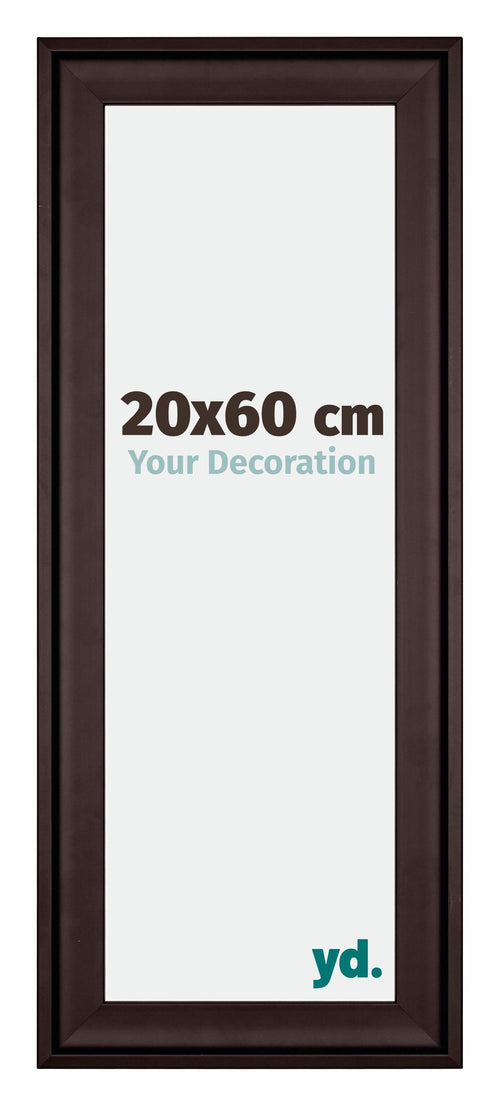 Birmingham Wooden Photo Frame 20x60cm Brown Front Size | Yourdecoration.com