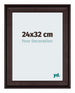 Birmingham Wooden Photo Frame 24x32cm Brown Front Size | Yourdecoration.com