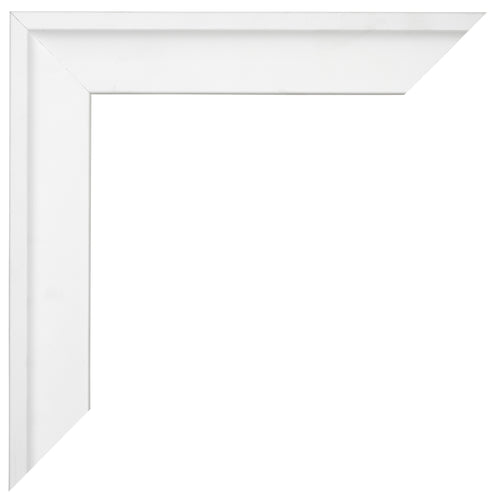 Birmingham Wooden Photo Frame 25x35cm White Detail Corner | Yourdecoration.com