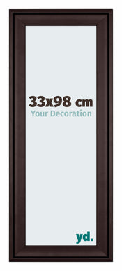 Birmingham Wooden Photo Frame 33x98cm Brown Front Size | Yourdecoration.com