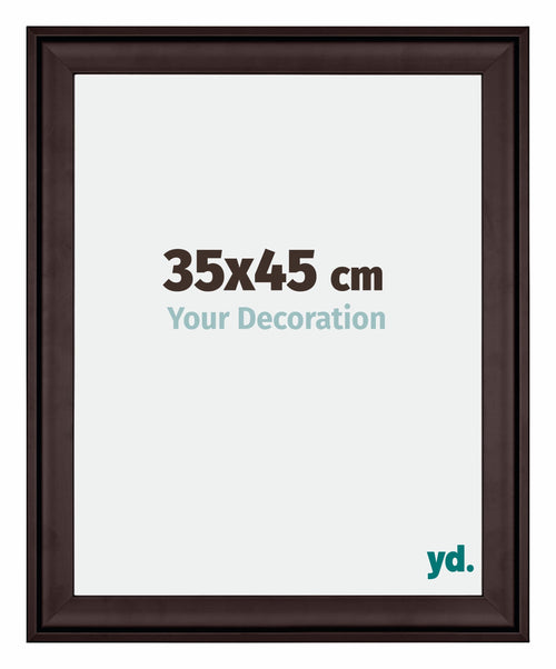 Birmingham Wooden Photo Frame 35x45cm Brown Front Size | Yourdecoration.com