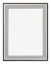 Birmingham Wooden Photo Frame 36x48cm Black Silver Polished Front | Yourdecoration.com