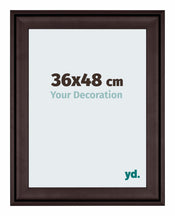 Birmingham Wooden Photo Frame 36x48cm Brown Front Size | Yourdecoration.com